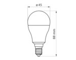 LED крушка - E14, 9 W, различна светлина