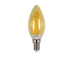 LED филамент крушка - E14, 4 W, 2700 K