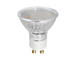 LED крушка - GU10, 3 W, различна светлина