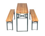Градинска маса с пейки - 197 x 60 x 75 cm