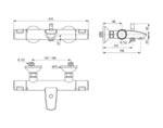 Комплект оборудване за баня Cerafine O и Ceratherm T25 - 3 в 1