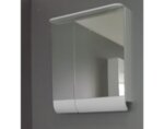 Горен шкаф "Екатерина" с огледало - 65 х 72 х 15 cm, бял