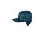 Ватирана шапка 2111-7, тип "ушанка" - синя, XL