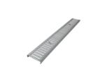 Оребрена решетка за канал - поцинкована стомана,  А15, 100 х 13 cm
