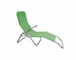 Сгъваем стол тип шезлонг - 140 х 60 х 96 cm, зелен