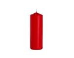 Неароматизирана свещ Pillar - ø8 x 20 cm, червена