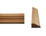 Дървен подов перваз, 2 m - 35 х 25 mm