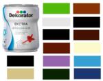 Екстра алкидна боя Dekorator - 650 ml, различни цветове