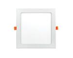 LED стъклен панел за вграждане SMD2835 - квадрат, 6 W, 4200 K, 220 V неутрална светлина