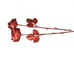 Изкуствено цвете роза - 45 cm, брокат