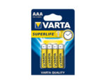 Цинкова батерия SuperLife - 1.5 V/AAA, 4 бр.