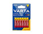 Батерии Varta Max Power ААА - 4 + 2 бр.