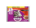 Храна за котки Whiskas Pouch - 4 x 100 g, различни видове