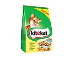 Храна за котки Kitekat dry - птиче и зеленчуци, 300 g