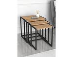 Комплект маси Metal Nesting Table - антрацит