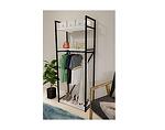 Антре Metal Coat Stand, Shoe Rack - бял