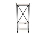 Антре Metal Coat Stand, Shoe Rack - бял