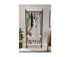 Антре Metal Coat Stand, Shoe Rack - бял