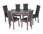 Трапезен стол CB-2430YBH Merlot Beech/Expresso - XD12236, 45 х 49.5 х 1003 cm