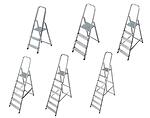Алуминиева домакинска стълба Corda - различен брой стъпала