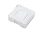 Кубче  E7600 в PVC кутия -  9 х 9 cm, 300 бр.бели листа