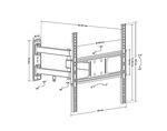 Стенна стойка за TV - 26 - 55 ", 35 kg