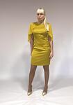 Жълта дамска рокля RO469Y