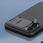 Удароустойчив MagSafe калъф • кейс със защита на камерата за iPhone 13 Pro  Nillkin CamShield Pro Magnetic Blue