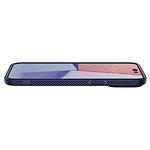 Противоударен кейс • калъф • гръб за iPhone 14 Pro Max Case SPIGEN Liquid Air® Navy Blue (ACS04814)