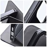 Кожен калъф тефтер Magnet Book за Samsung A13 4G • Черен
