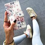Кожен калъф тефтер Book Wallet за Samsung Galaxy A13 4G Blossom Flower