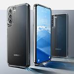 Удароустойчив хибриден кейс • калъф • гръб за Samsung Galaxy S22 Spigen Ultra Hybrid ® Clear