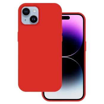 Силиконов калъф • кейс за iPhone 15 Premium Silicone Case • Red