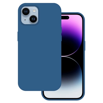Силиконов калъф • кейс за iPhone 15 Premium Silicone Case • Blue
