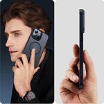 Удароустойчив магнитен хибриден калъф • гръб за iPhone 15 Pro Max Tech-Protect Magmat MagSafe Case • Black- Clear
