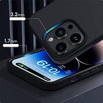 Магнитен силиконов калъф • гръб за iPhone 15 Pro Max Premium MagSafe Silicone case • Matte Black