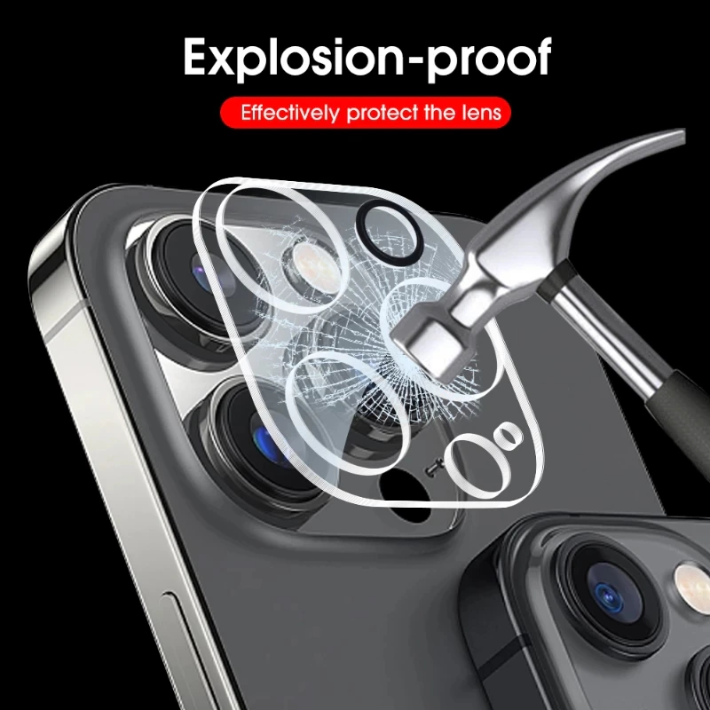 Стъклен протектор за камерата на iPhone 15