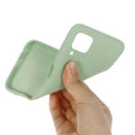 Луксозен силиконов кейс / гръб за Huawei P40 Lite Liquid Case Зелен