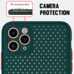 Охлаждащ силиконов кейс / калъф / гръб за iPhone 11 Pro Breath Case виолетов