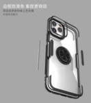 Противоударен калъф със стойка Clear Carbon Ring Case за iPhone 12 Pro Max
