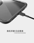 Противоударен калъф със стойка Clear Carbon Ring Case за iPhone 12 Pro Max