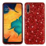 Луксозен кейс / гръб / калъф с камъни за Samsung Galaxy A50 / A30S червен