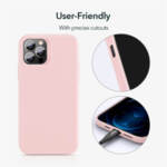 Премиум силиконов кейс • калъф • гръб за iPhone 12 Pro ESR Cloud Pink