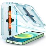 Комплект от два стъклени протектора за iPhone 12 Mini Spigen Ez Fit с два апарата за монтаж