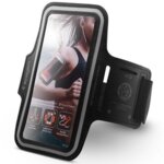 Универсален спортен калъф за телефон за ръка Spigen A700 • Черен