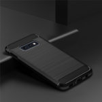 Хибриден силиконов кейс / гръб / калъф Forcell Carbon Case за Samsung Galaxy S10e