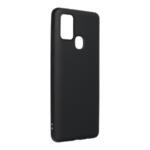 Луксозен Кейс • Гръб за Samsung A21S Silicone Lite Case Черен