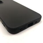 Тънък силиконов кейс • гръб • калъф за iPhone 13 Mini Level Case чЕРЕН