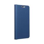 Калъф тефтер Luna Book Carbon за Samsung Galaxy S21 FE Син