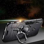 Удароустойчив гръб • калъф • кейс с пръстен Ring Armor за Samsung S22 Черен